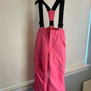 Trespass Kids Pink Snow Bib Pants Size 3/4 Waterproof Insulated Ski Overalls